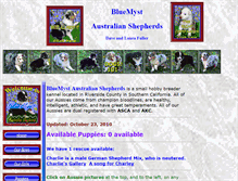 Tablet Screenshot of bluemyst.net